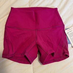Lululemon Athletica Magenta Shorts